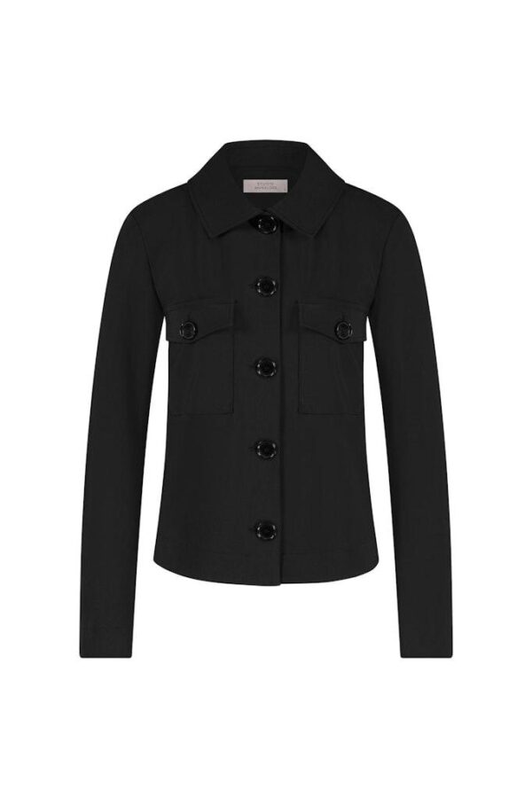 Claire bonded jacket zwart