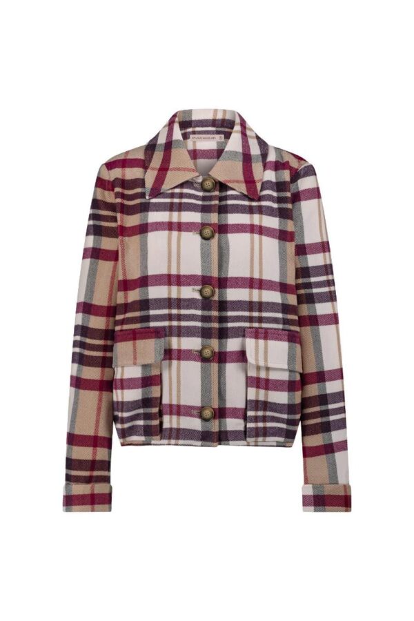 Cady check jacket