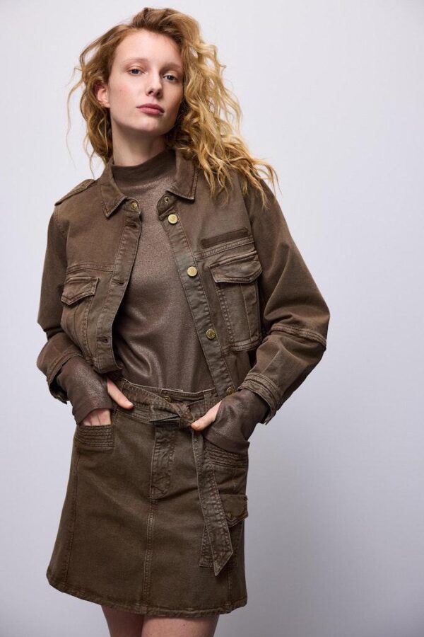 Army jacket army stretch twill