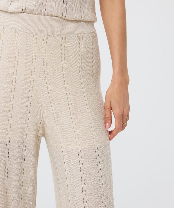 Trousers fancy knit