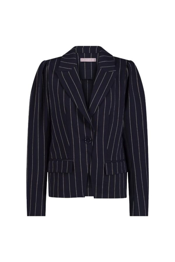 Mirelle gold pinstripe blazer