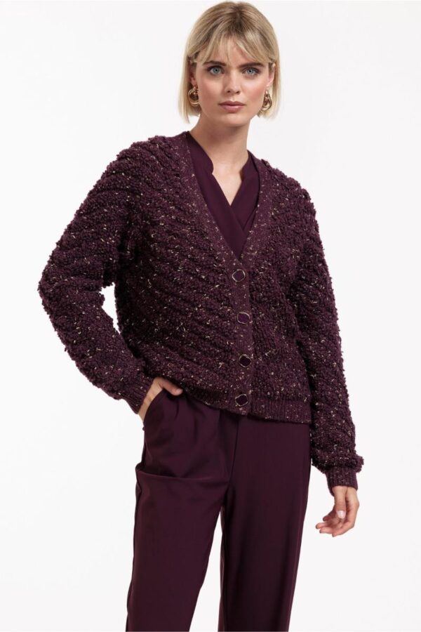 Iris chunky glitter cardigan