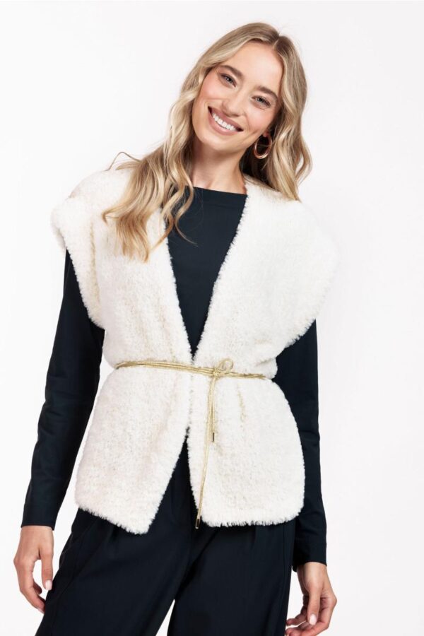 Marly fluffy waistcoat