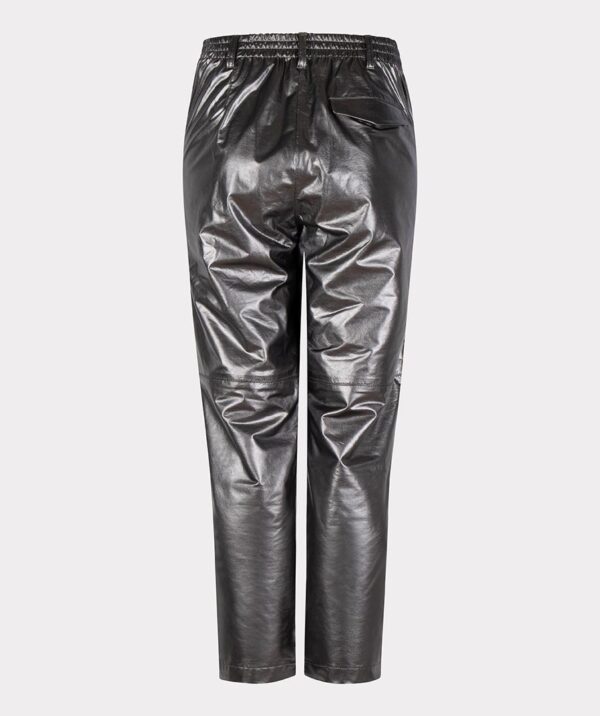 Trousers metallic PU