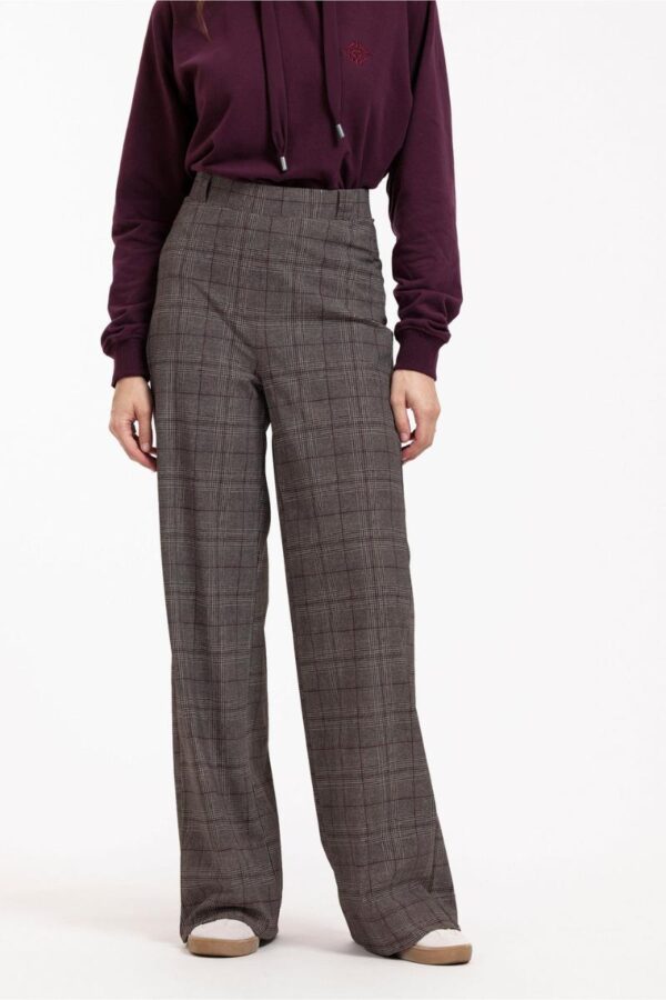 Dali check trousers