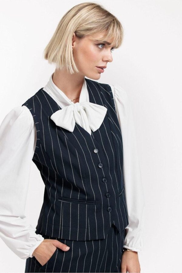 Bruno gold stripe gilet