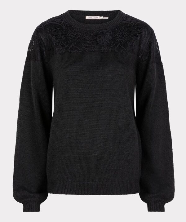 Sweater knit lace