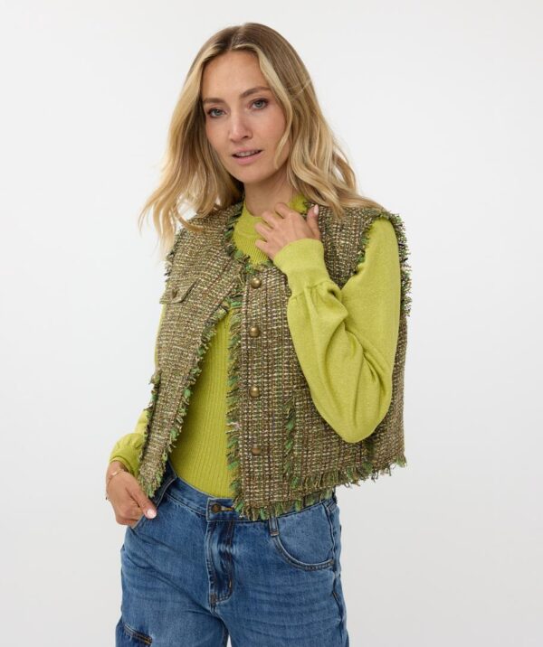 Gilet tweed