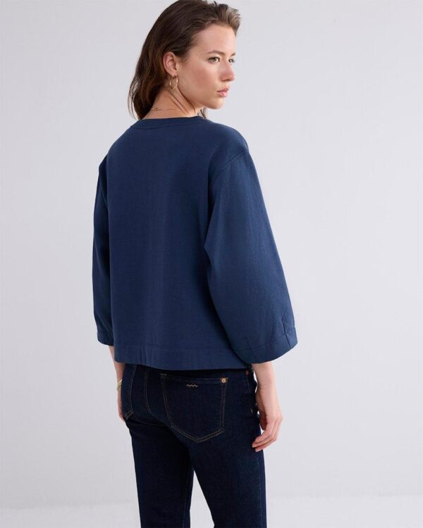 3/4 sleeve sweatshirt Embellis