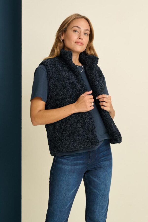 GILET - Teddy Love Navy