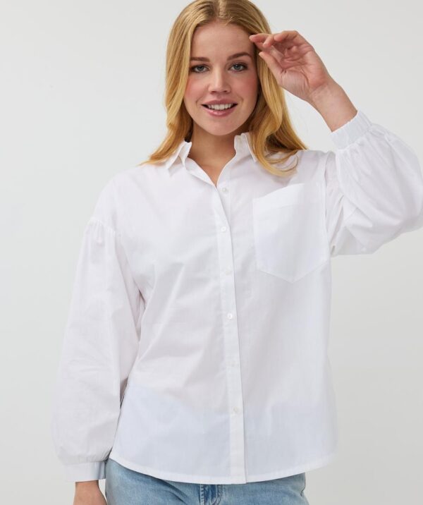 Blouse oversized poplin