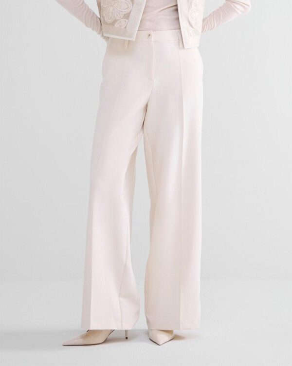 Trousers wide leg foam uni