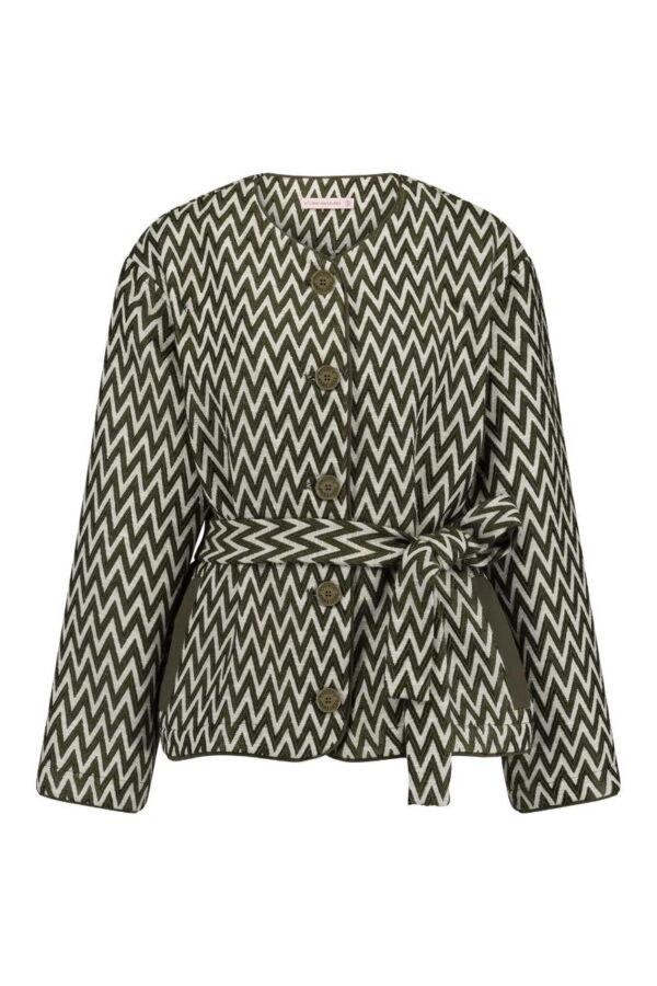 Azra zig zag jacket