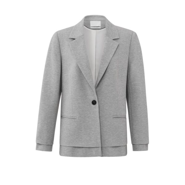 soft melange blazer