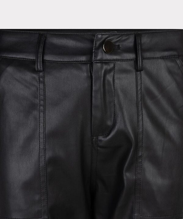 Trousers cargo vegan leather