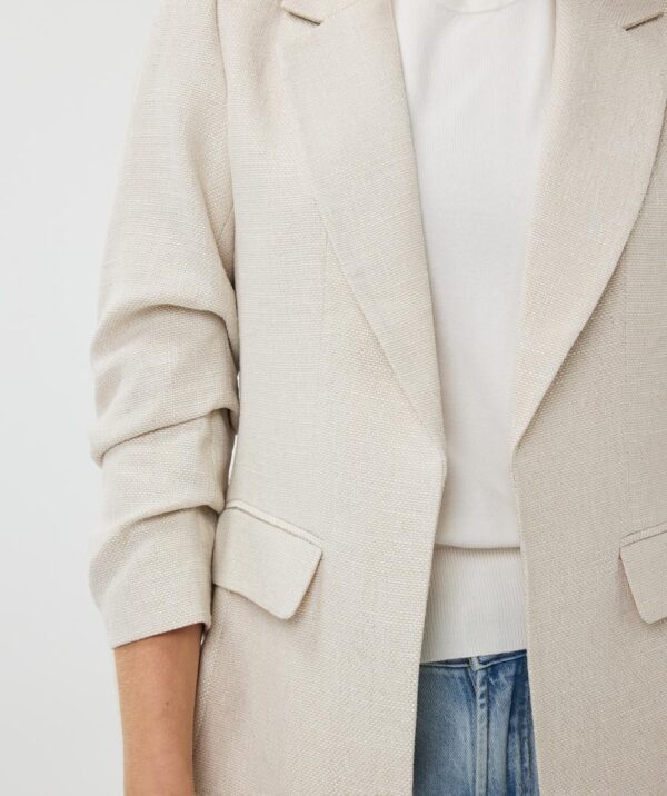 Blazer linen look