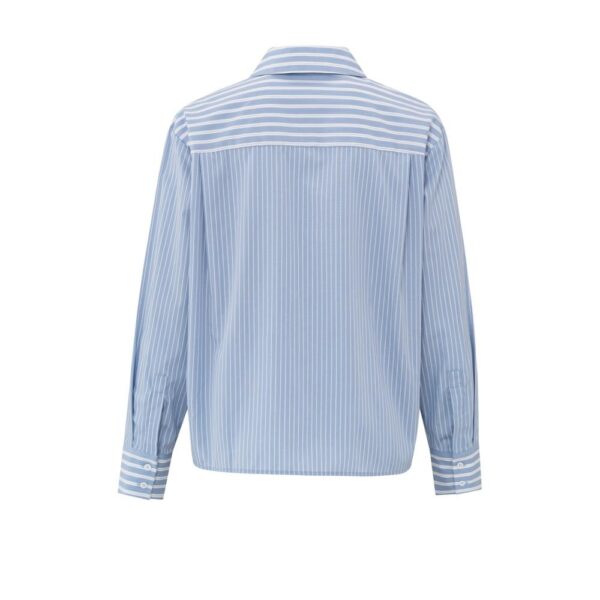 Stripe mix blouse