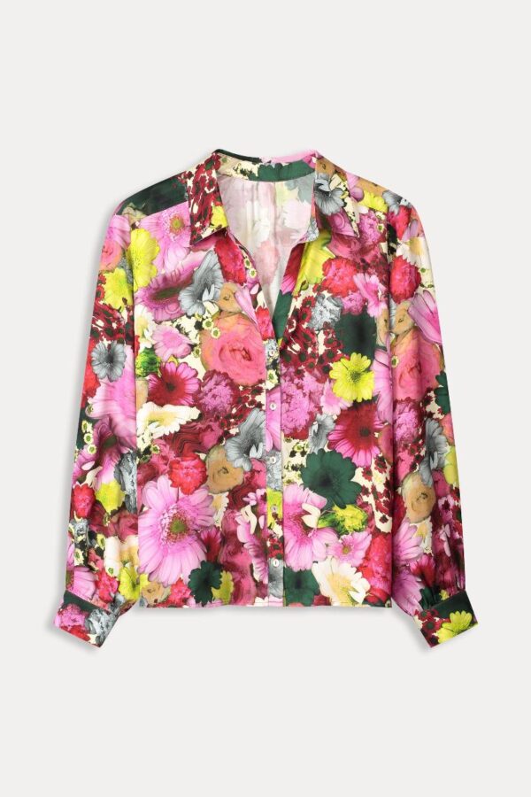 BLOUSE - Satin Love Bouquet