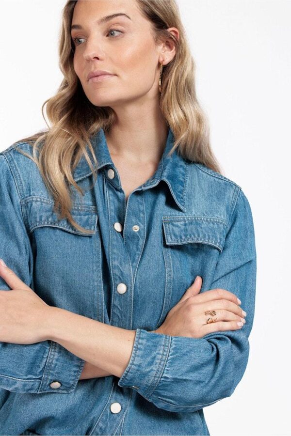 Sterre denim blouse