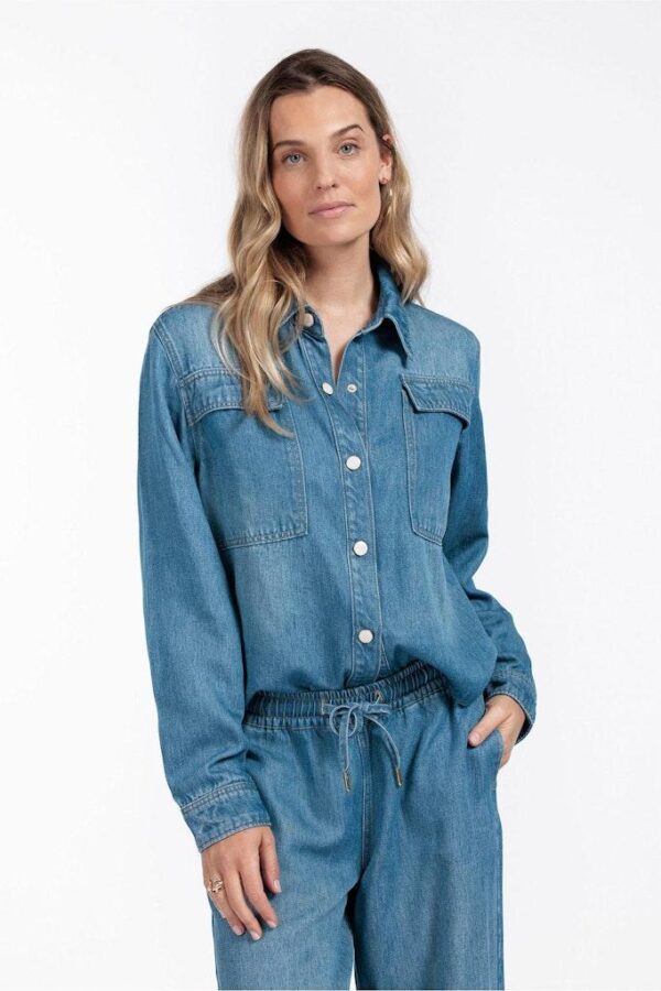 Sterre denim blouse