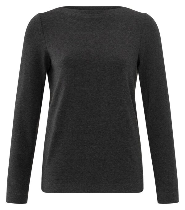 Boat neck top long sleeves