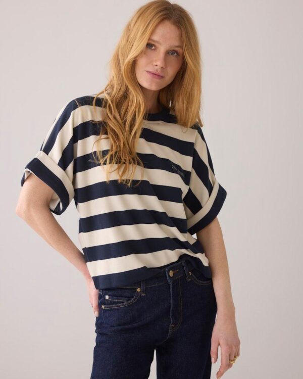 Boxy top Big Stripe Heavy Jers