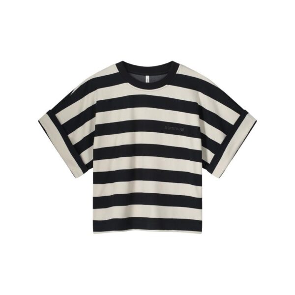 Boxy top Big Stripe Heavy Jers