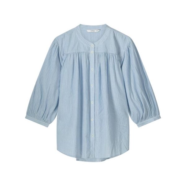 Oversized blouse Micro stripe