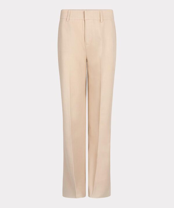 Trousers straight leg melange