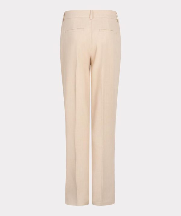 Trousers straight leg melange