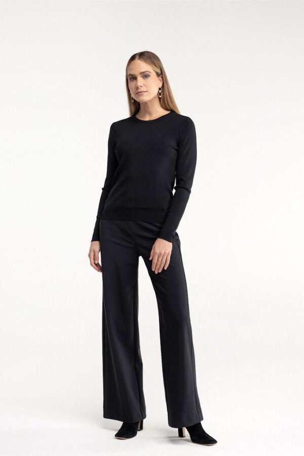 Lexie bonded trousers zwart