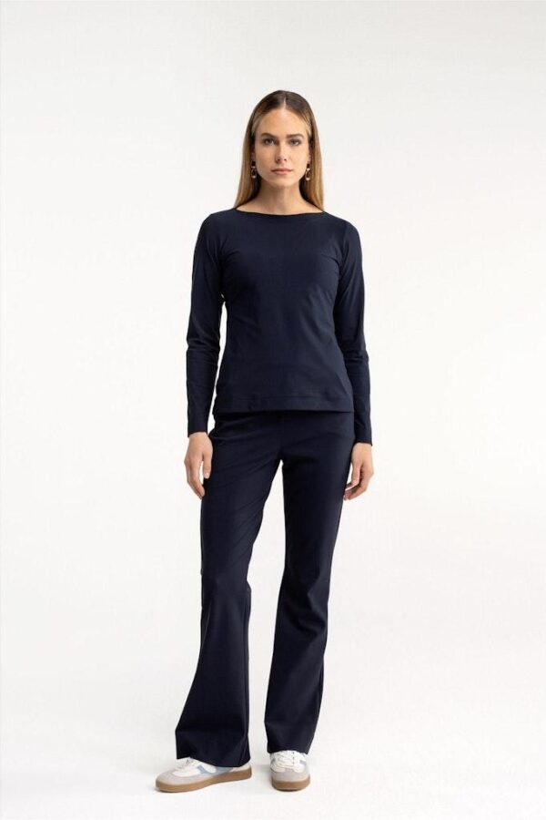 Flair bonded trousers blauw