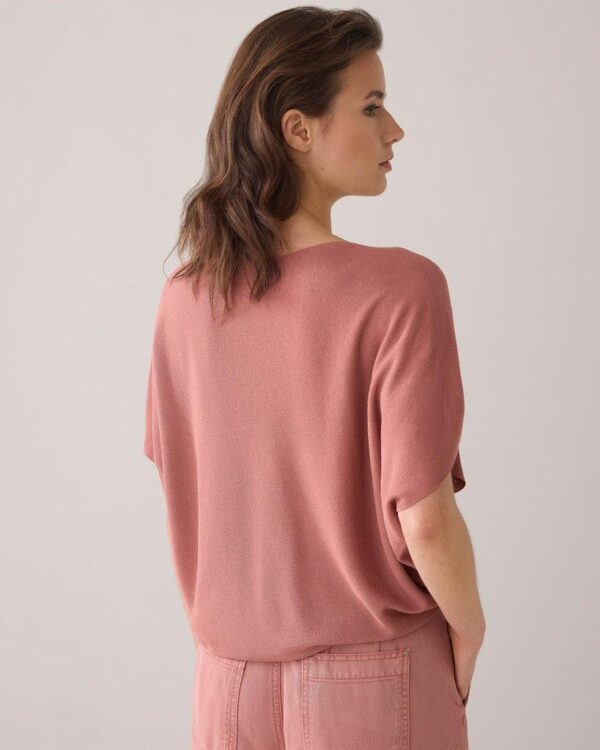 Oversized knitted top viscose