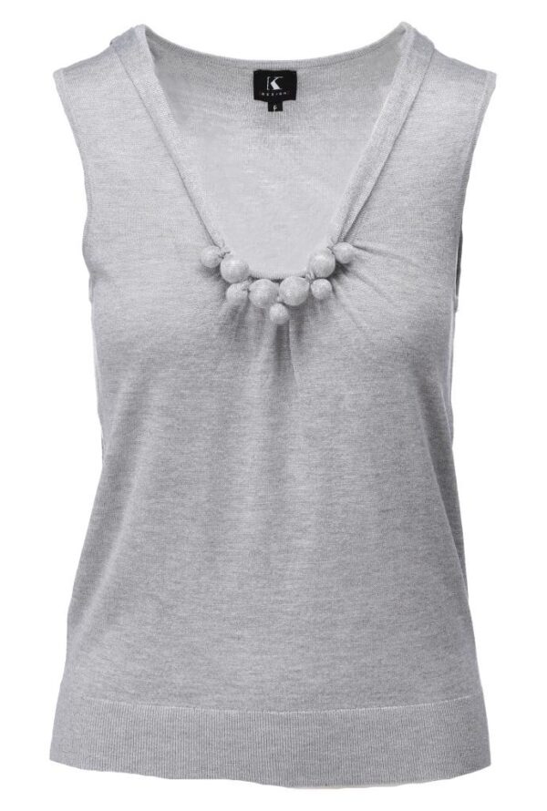 U hals top met ketting