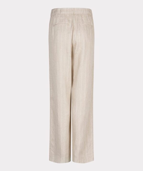 Trousers linen stripe