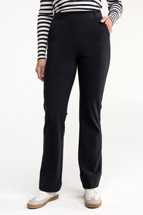 Flair bonded trousers zwart